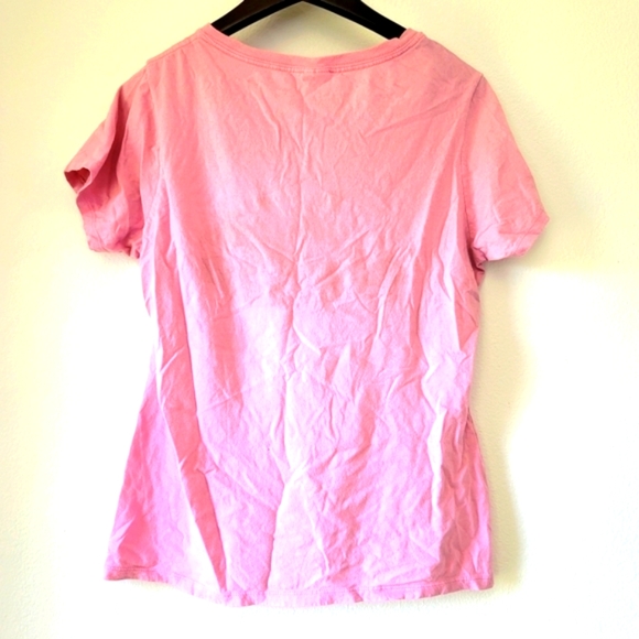 "Lady In The Streets, Freak In The Spreadsheets" Large Pink T-shirt Relaxed L - Picture 2 of 3